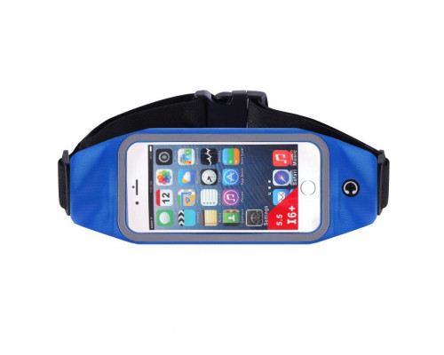 Сумка на пояс для бігу EasySport водонепроникна Синій (5643654432)