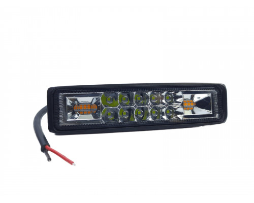 Світлодіодна фара AllLight JR-48W-F 16 chips Дальнє та стробоскоп 9-30V Світлодіодна фара AllLight JR-48W-F 16 chips Дальнє та стробоскоп 9-30V