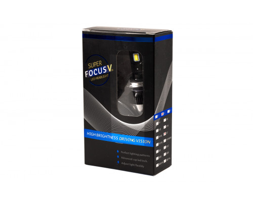 Комплект LED ламп HeadLight FocusV H3 (Pk22s) 40W 12V з активним охолодженням Комплект LED ламп HeadLight FocusV H3 (Pk22s) 40W 12V з активним охолодженням