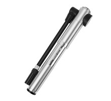 Насос велосипедний West Biking 0711068 Ручний з індикатором 210 мм Сірий (5002-59276)