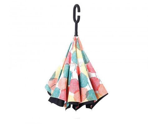 Розумна парасолька Lesko Up-Brella Кленовий лист Чорний (2907-10000) Розумна парасолька Lesko Up-Brella Кленовий лист Чорний (2907-10000)