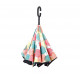 Розумна парасолька Lesko Up-Brella Кленовий лист Чорний (2907-10000)