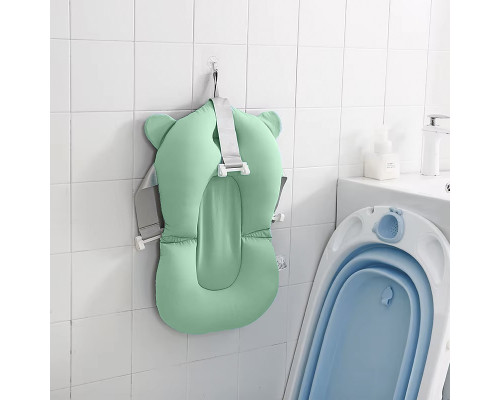 Матрацик у ванну з кріпленнями Bestbaby 341 44х30 см Green 13241-85699