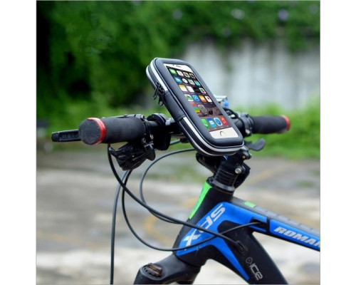 Водонепроникний тримач для телефону на велосипед та мотоцикла Bicycle Gear з поворотом на 360 градусів до 6.5 дюймів (164254881) Водонепроникний тримач для телефону на велосипед та мотоцикла Bicycle Gear з поворотом на 360 градусів до 6.5 дюймів (164254881)
