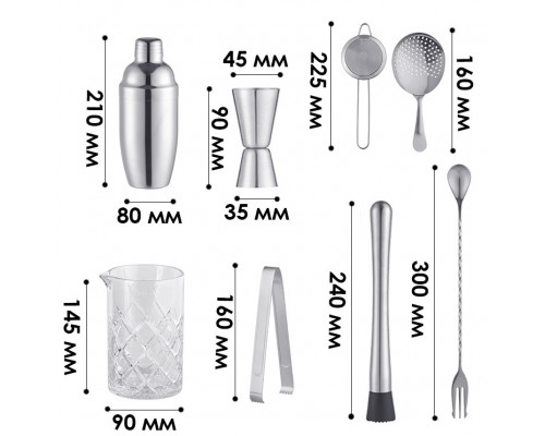Набір для бару Creation K14-19 14 предметів 13089-83804