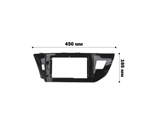 Перехідна рамка 10.1" Lesko для авто Toyota Corolla 2013-2016 (6786) Перехідна рамка 10.1" Lesko для авто Toyota Corolla 2013-2016 (6786)