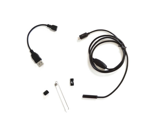 Цифровий ендоскоп камера ZCF USB/micro USB 2м Чорний (HbP87451)