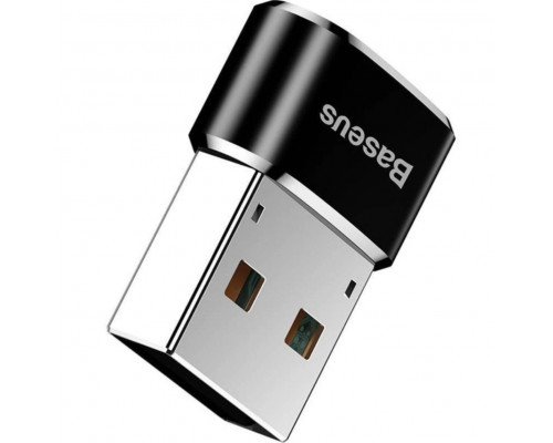 Перехідник BASEUS USB to USB-C для зарядки і синхронізації Чорний Перехідник BASEUS USB to USB-C для зарядки і синхронізації Чорний