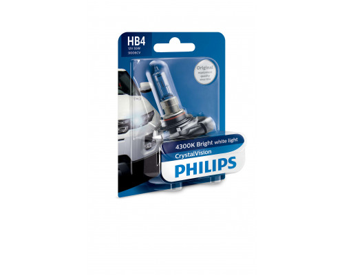 Автолампа PHILIPS 9006CVB1 HB4 55W 12V P22d CrystalVision Автолампа PHILIPS 9006CVB1 HB4 55W 12V P22d CrystalVision