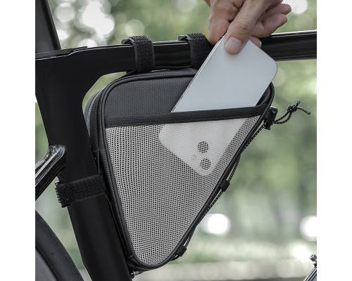 Сумка велосипедна West Biking YP0707387 23,5х5,5 см Чорний 13360-85820