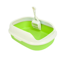 Туалет для кішок з лопаткою Taotaopets 226611 Green