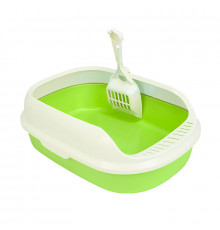 Туалет для кішок з лопаткою Taotaopets 226611 Green