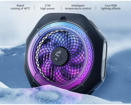 Кулер магнітний 2в1 із затискачем для смартфона Black Shark magnetic cooler 4 pro Кулер магнітний 2в1 із затискачем для смартфона Black Shark magnetic cooler 4 pro