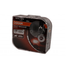 Автолампа OSRAM 64211NBS Night Breaker Silver +100 H11 55W 12V PX29t 10X2 HardDuopet