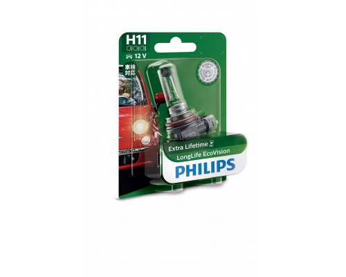 Галогенова лампа Philips 12362LLECOB1 H11 55W 12V PGJ19-2 LLECO Галогенова лампа Philips 12362LLECOB1 H11 55W 12V PGJ19-2 LLECO