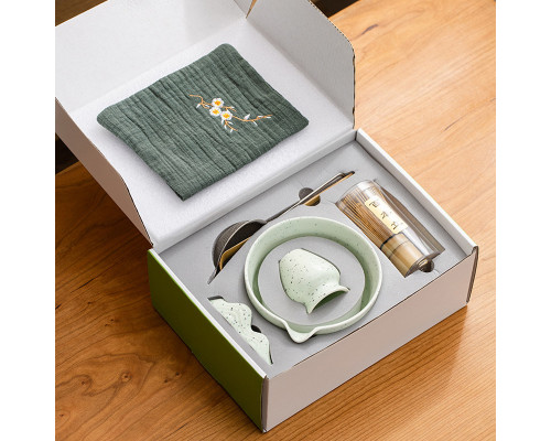 Набір для приготування чаю матчу No Brand Matcha 3125 Mint Green 7 предметів 13275-85683