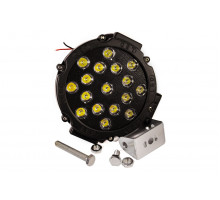 Світлодіодна фара AllLight 51W BLACK 17chip OSRAM 3535 spot 9-30V