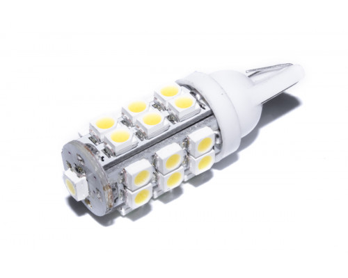 Світлодіодна лампа AllLight T10 25 діодів 3528 W2,1x9,5d 12V WHITE Світлодіодна лампа AllLight T10 25 діодів 3528 W2,1x9,5d 12V WHITE