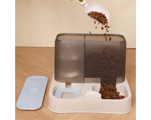 Миска з автоматичною напувалкою Taotaopets 193306 Gray-White 11759-69016