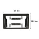 Перехідна рамка 9 Lesko для авто Nissan Teana 2003-2008 (6803)