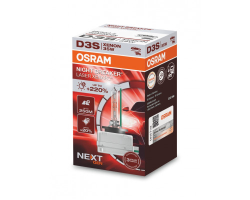 Ксенонова лампа Osram 66340XNN Night Breaker Laser +200% D3S 85V 35W PK32d-5 XENARC Ксенонова лампа Osram 66340XNN Night Breaker Laser +200% D3S 85V 35W PK32d-5 XENARC