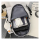 Рюкзак підлітковий Lesko 901229 White з брелоком 35 л