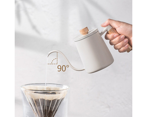 Чайник для заварювання кави Choxila 11625 350 мл White 13022-84129