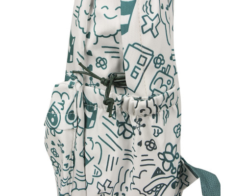 Рюкзак підлітковий No Brand 5154 31х13 см White-Green 13081-84482