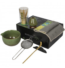 Набір для приготування чаю матча Mavanto 7458 Green 7 предметів