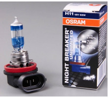 Автолампа OSRAM H11 64211NBU NightBreakerUnlimited +110% 55W 12V PGJ19-2 10X10X1