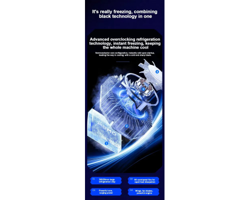 Охолодження-вентилятор MEMO DL20 Чорний 487638689