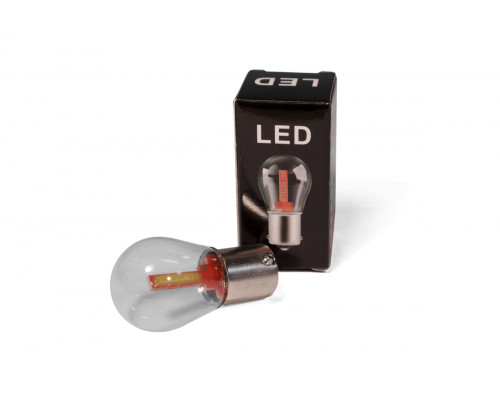 Світлодіодна лампа StarLight T25 18 chip СОВ 12V WHITE FLASH у скляній колбі Світлодіодна лампа StarLight T25 18 chip СОВ 12V WHITE FLASH у скляній колбі