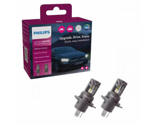 Комплект светодиодных ламп Philips H4/H19 11342U2500CX Ultinon Access 12V Комплект светодиодных ламп Philips H4/H19 11342U2500CX Ultinon Access 12V