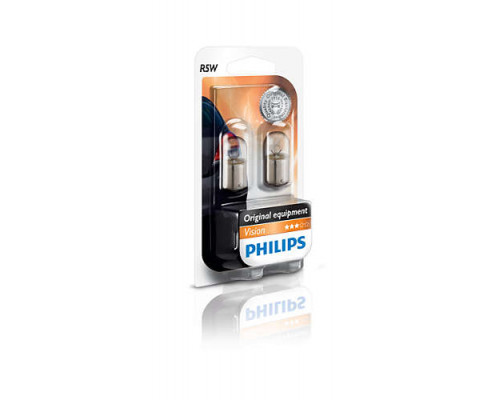 Автолампа ук. PHILIPS 12821B2 R5W 12V 5W BA15s Автолампа ук. PHILIPS 12821B2 R5W 12V 5W BA15s
