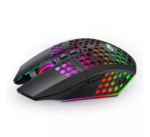 Миша бездротова ігрова безшумна з підсвіткую Sundy X801 Black