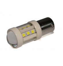 Світлодіодна лампа StarLight T25 18 діодів SMD 12-24V 6.5W WHITE прозора лінза
