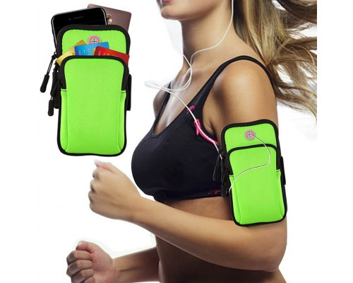 Сумка - чохол на руку JEEF з 2 кишенями Зелений (57543561)