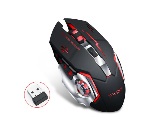 Миша бездротова ігрова з підсвічуванням Sundy Q13 Black (528) Миша бездротова ігрова з підсвічуванням Sundy Q13 Black (528)