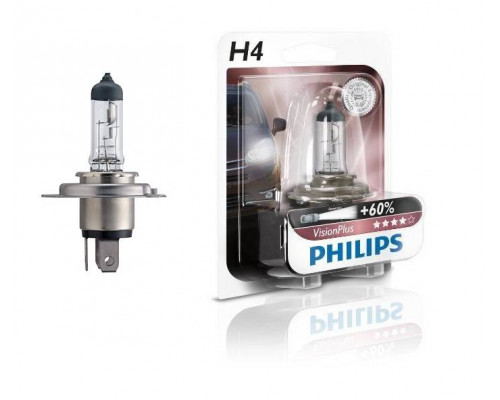 Автолампа PHILIPS 12342PRB1 H4 60/55W 12V P43t Premium Автолампа PHILIPS 12342PRB1 H4 60/55W 12V P43t Premium
