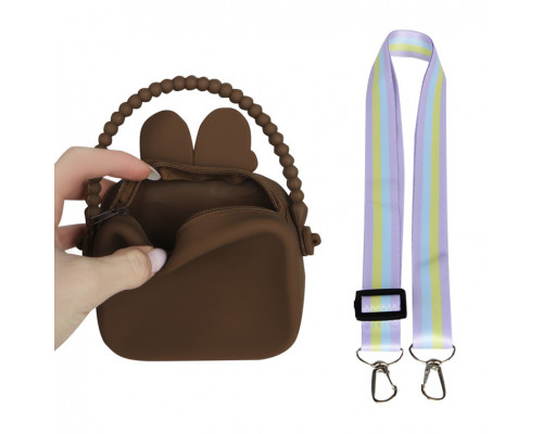 Дитяча сумка No Brand AG-028 12х16 см Brown Кролик