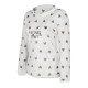 Жіноча піжама Lesko Heart 2XL White-Brown