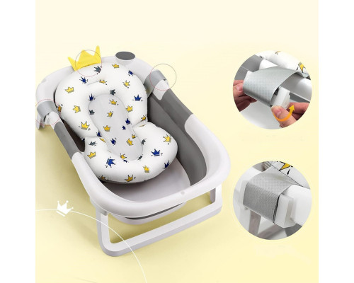 Матрацик у ванну з кріпленнями Bestbaby 340 44х30 см White Crown 13240-85696