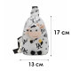 Дитяча сумка рюкзак Lesko A-407 Cow Білий (12206-74489)