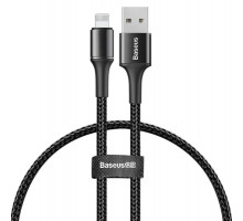Зарядка USB кабель Bаseus для синхронізації і зарядки iPhone Apple Lightning led підсвічуванням 2 м Чорний