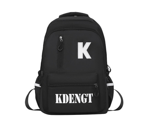 Рюкзак підлітковий No Brand 5504 45х33 см Black 13084-84497