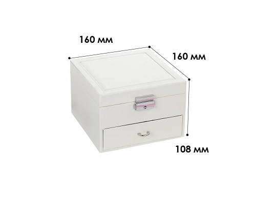 Скринька для прикрас Casegrace SP-01143 Білий (12494-76074) Скринька для прикрас Casegrace SP-01143 Білий (12494-76074)