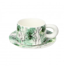 Кавовий набір Qinglan Ruomeng 250 мл White-Green 13151-83890