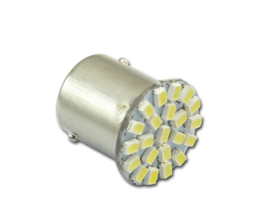 Світлодіодна лампа AllLight T25/5 22 діода 1206 1157 BA15S 12V WHITE Світлодіодна лампа AllLight T25/5 22 діода 1206 1157 BA15S 12V WHITE