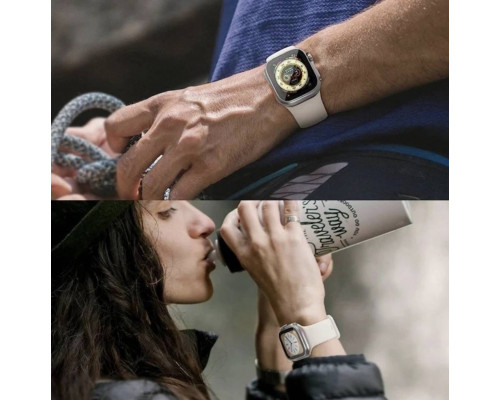 Захисний чохол для Apple Watch Choice 3 в стилі Ultra 44 мм Titanium Захисний чохол для Apple Watch Choice 3 в стилі Ultra 44 мм Titanium