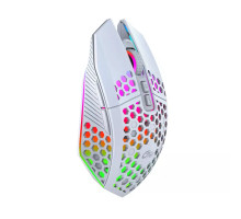 Мишка бездротова ігрова безшумна з підсвіткою Sundy X801 White